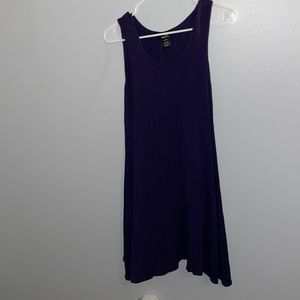 long purple dress